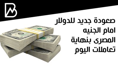 صعودة جديد للدولار امام الجنيه المصرى بنهاية تعاملات اليوم 