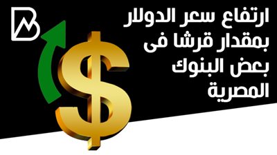 ارتفاع سعر الدولار بمقدار قرشا فى بعض البنوك المصرية  