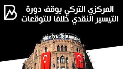 المركزي التركي يوقف دورة التيسير النقدي خلافا للتوقعات