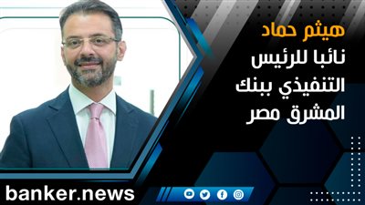 هيثم حماد نائبا للرئيس التنفيذي ببنك المشرق مصر
