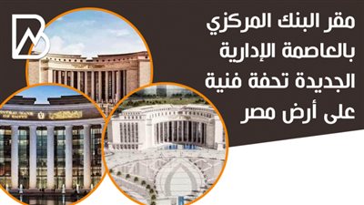 مقر البنك المركزي بالعاصمة الإدارية الجديدة تحفة فنية على أرض مصر 