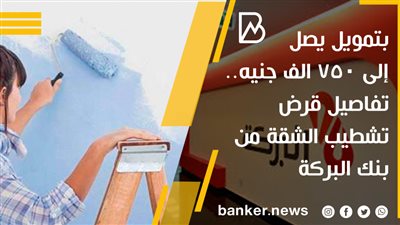  بتمويل يصل إلى 750 الف جنيه.. تفاصيل قرض تشطيب الشقة من بنك البركة