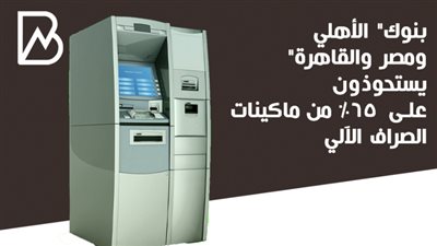 3 بنوك يستحوذون على 65% من ماكينات الصراف الآلي | انفوجراف