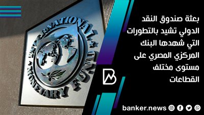  بعثة صندوق النقد الدولي تشيد بالتطورات التي شهدها البنك المركزي المصري على مستوى مختلف القطاعات