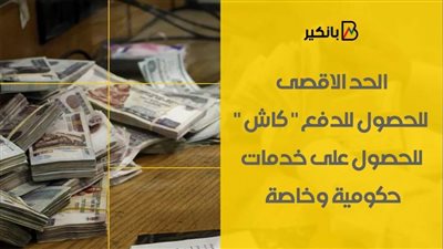 فيديو .. الحد الأقصى للدفع الكاش للحصول على الخدمات الحكومية والخاصة