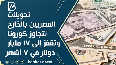 تحويلات المصريين بالخارج تتجاوز كورونا وتقفز إلى 17 مليار دولار في 7 أشهر