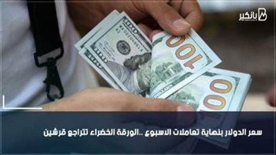 فيديو | انخفاض سعر الدولار فى مصر بنهاية تعاملات الأسبوع