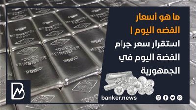  ما هو أسعار الفضه اليوم | استقرار سعر جرام الفضة اليوم في الجمهورية