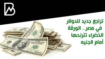 تراجع جديد للدولار في مصر.. الورقة الخضراء تترنح أمام الجنيه 