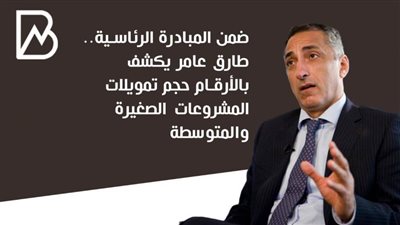 انفوجراف | ضمن المبادرة الرئاسية.. طارق عامر يكشف بالأرقام حجم تمويلات المشروعات الصغيرة والمتوسطة