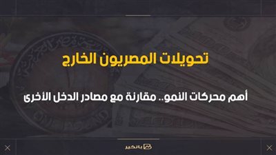 فيديو | تحويلات المصريون الخارج.. أهم محركات النمو.. مقارنة مع مصادر الدخل الأخرى