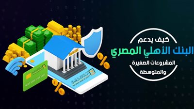 فيديو | كيف يدعم البنك الأهلي المصري المشروعات الصغيرة والمتوسطة