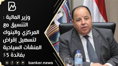   وزير المالية : التنسيق مع  المركزي والبنوك لتسهيل إقراض المنشآت السياحية بفائدة ٥٪