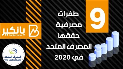 انفوجرافيك| 9 طفرات مصرفية حققها المصرف المتحد في2020