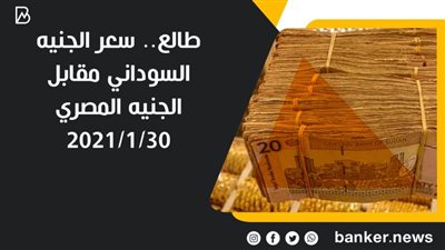 طالع.. سعر الجنيه السوداني مقابل الجنيه المصري 30/1/2021