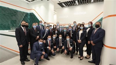 صور | البنك الأهلي المصري يدشن النموذج الجديد لفروعه من كايروفيستيفال سيتى