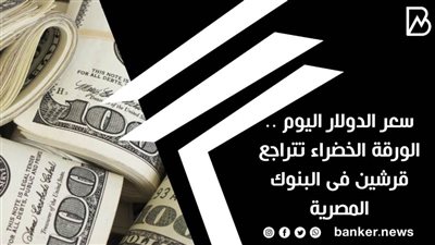سعر الدولار اليوم .. الورقة الخضراء تتراجع قرشين فى البنوك المصرية