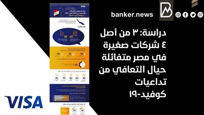 دراسة: 3 من أصل 4 شركات صغيرة في مصر متفائلة حيال التعافي من تداعيات كوفيد-19