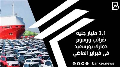 ٣,١ مليار جنيه ضرائب ورسوم جمارك بورسعيد في فبراير الماضي
