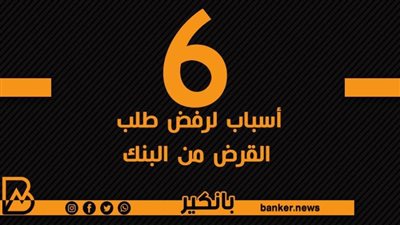   6 أسباب لرفض طلب القرض من البنك