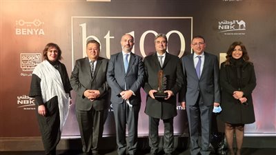 بنك الكويت الوطني – مصر NBK يفوز بجائزة BT100 لعام 2020