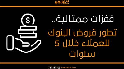 قفزات ممتالية .. تطور قروض البنوك للعملاء خلال 5 سنوات