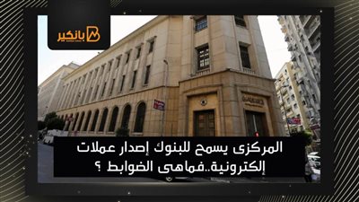 المركزى يسمح للبنوك إصدار عملات إلكترونية..فماهى الضوابط ؟