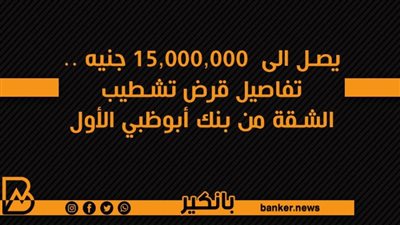 يصل الى  15,000,000 جنيه .. تفاصيل قرض تشطيب الشقة من بنك أبوظبي الأول