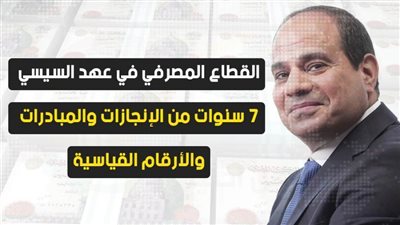 فيديو | القطاع المصرفي في عهد السيسي.. 7 سنوات من الإنجازات والمبادرات والأرقام القياسية