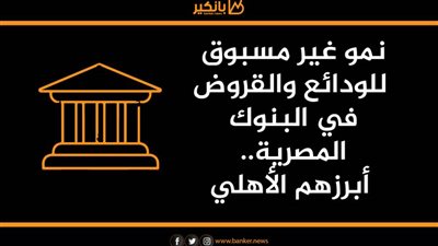 انفوجرافيك| نمو غير مسبوق للودائع والقروض في البنوك المصرية.. أبرزهم الأهلي ومصر