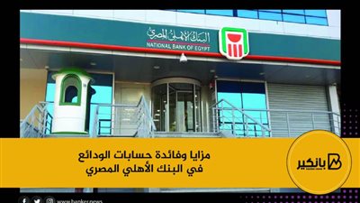 مزايا وفائدة  حسابات الودائع في البنك الأهلي المصري 