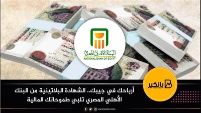 أرباحك في جيبك.. الشهادة البلاتينية من البنك الأهلي المصري تلبي طموحاتك المالية