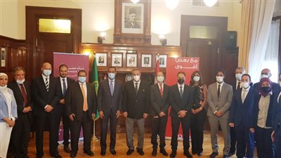 صور | بروتوكول تعاون بين بنك مصر وشركة فودافون  لدعم المشروعات الصغيرة 