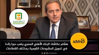 هشام عكاشة: البنك الأهلي المصري يلعب دورا رائدا في تمويل المشروعات القومية بمختلف القطاعات