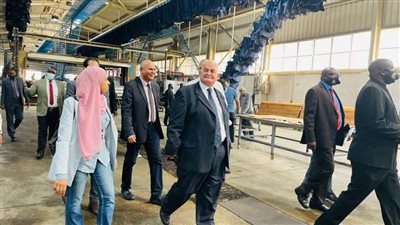 مدينة الجلود بالروبيكي تستقبل وفد زامبي لبحث امكانية نقل الخبرة المصرية لتطوير صناعة الجلود الزامبية