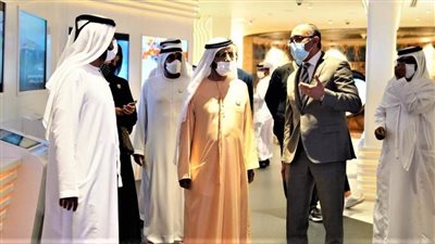 نائب رئيس الإمارات يزور الجناح المصري المشارك بإكسبو 2020 دبي