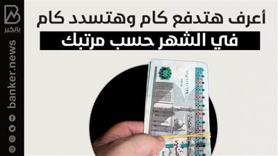 أعرف هتدفع كام وهتسدد كام في الشهر حسب مرتبك