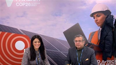 وزيرة التعاون الدولي تلتقي مدير وحدة الأعمال المناخية بمؤسسة التمويل الدولية خلال قمة جلاسجو