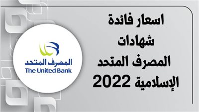 اسعار فائدة شهادات المصرف المتحد الإسلامية 2022 | انفوجرافيك