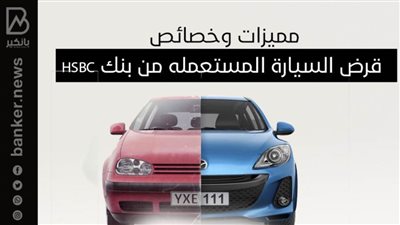 بالانفوجرافيك..مميزات وخصائص قرض السيارة المستعمله من بنك HSBC