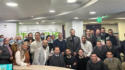 نائب العضو المنتدب لبنك كريدي اجريكول يتفقد مركز خدمة العملاء