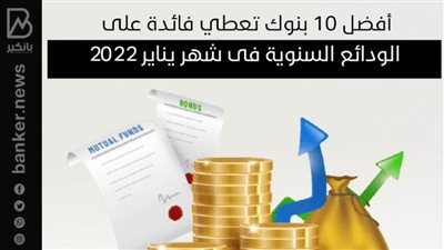 أفضل 10 بنوك تعطي فائدة على الودائع السنوية فى شهر يناير 2022
