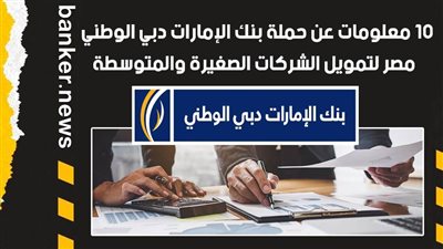  10 معلومات عن حملة بنك الإمارات دبي الوطني – مصر لتمويل الشركات الصغيرة والمتوسطة | فيديو