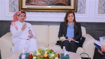 وزيرة التخطيط  تبحث سبل التعاون مع رئيس المؤسسة الإسلامية لتنمية القطاع الخاص
