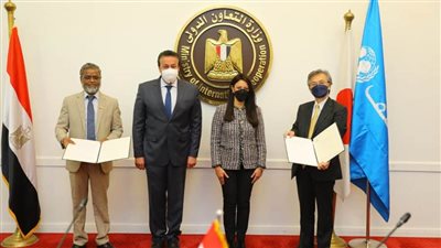وزيرة التعاون الدولي: علاقاتنا استراتيجية مع اليابان واليونيسيف لدعم الجهود التنموية