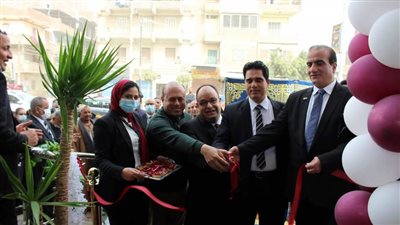 احتفال أهالي تلا بالمنوفية بافتتاح الفرع الجديد لبنك مصر | صور