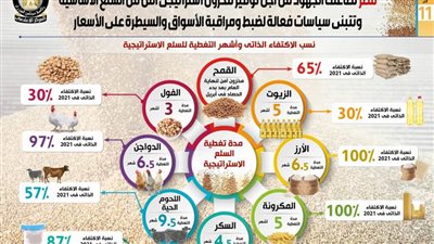 مصر تضاعف الجهود لتوفير مخزون استراتيجي آمن من السلع الأساسية وضبط الأسواق
