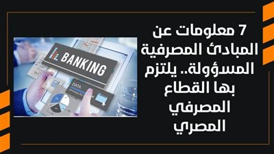 7 معلومات عن المبادئ المصرفية المسؤولة.. يلتزم بها القطاع المصرفي المصري | فيديو