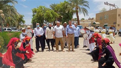 تدشين مبادرة باب رزق بمركز الداخلة بمحافظة الوادي الجديد..بحضور رئيس البنك الزراعي المصري