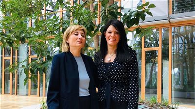 وزيرة التعاون الدولي تلتقي نائبي رئيس بنك الاستثمار الأوروبي خلال زيارتها لمقر البنك بلوكسمبورج